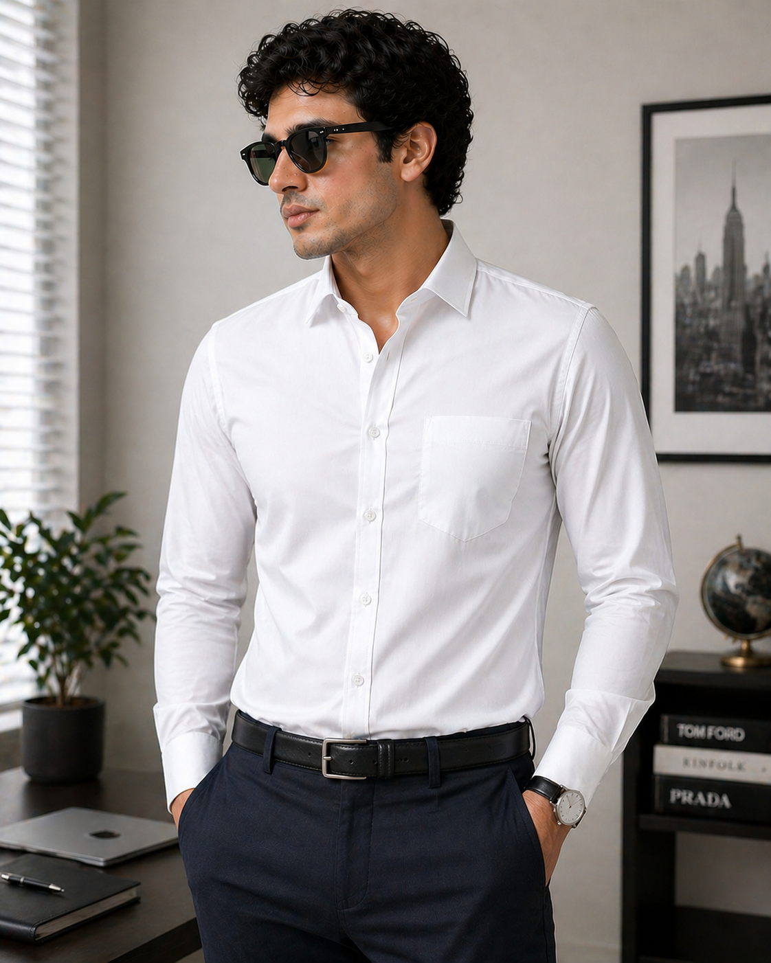 White Formal Shirt