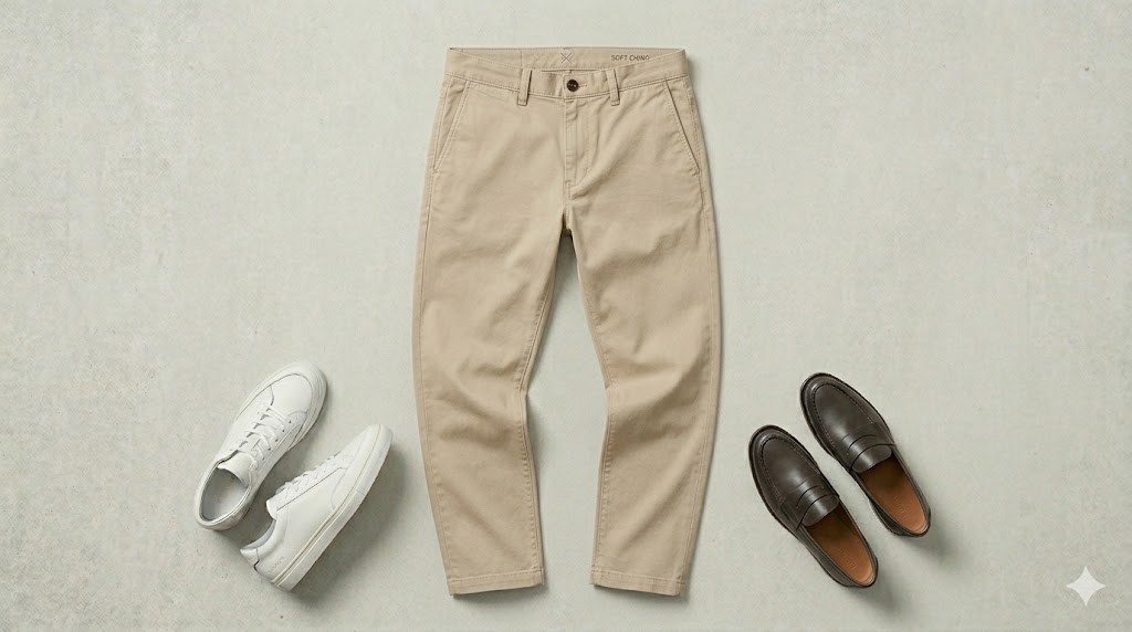 Beige Chino Trousers